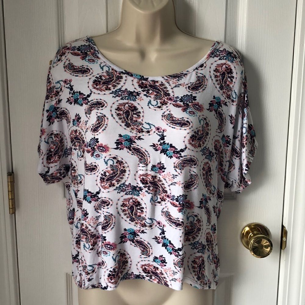 Open back shirt